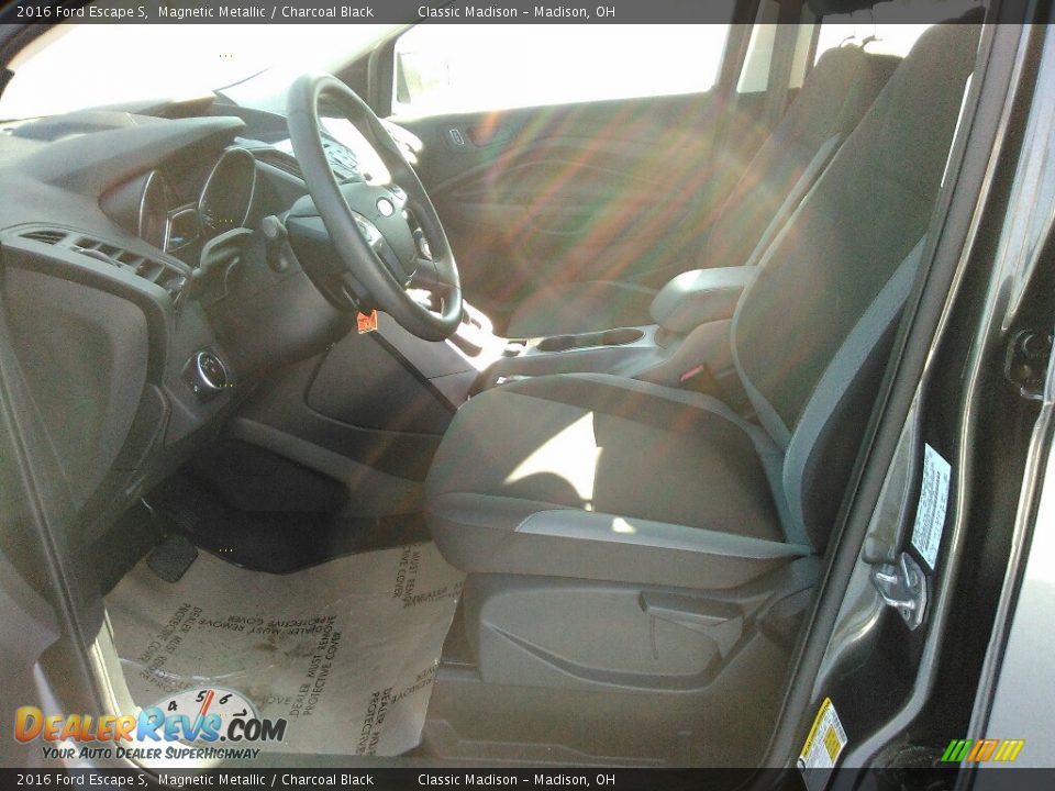 2016 Ford Escape S Magnetic Metallic / Charcoal Black Photo #16
