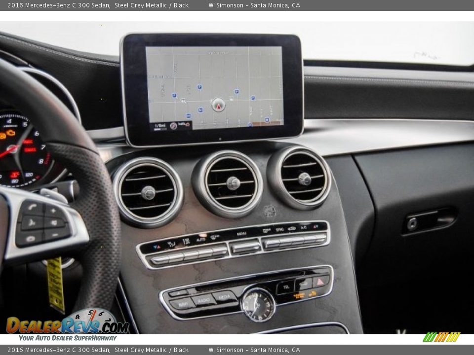 2016 Mercedes-Benz C 300 Sedan Steel Grey Metallic / Black Photo #4