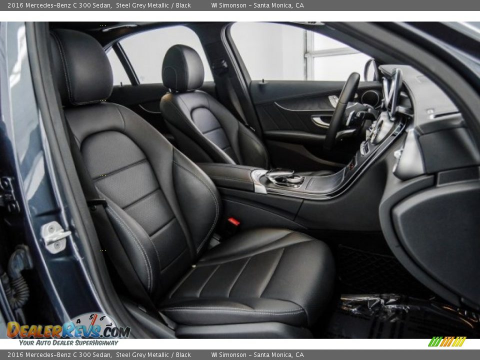 2016 Mercedes-Benz C 300 Sedan Steel Grey Metallic / Black Photo #6