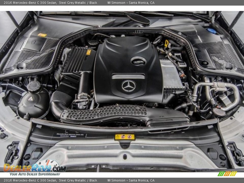 2016 Mercedes-Benz C 300 Sedan Steel Grey Metallic / Black Photo #9