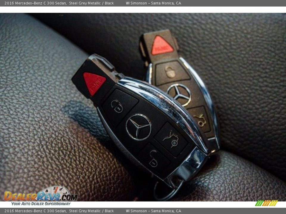 2016 Mercedes-Benz C 300 Sedan Steel Grey Metallic / Black Photo #11