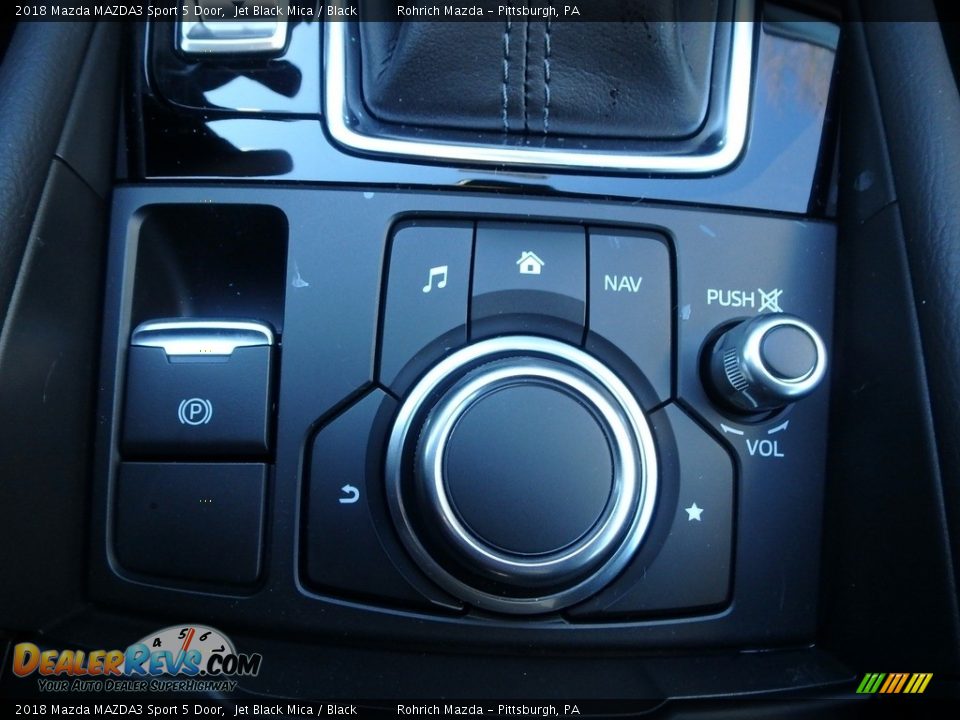 2018 Mazda MAZDA3 Sport 5 Door Jet Black Mica / Black Photo #13