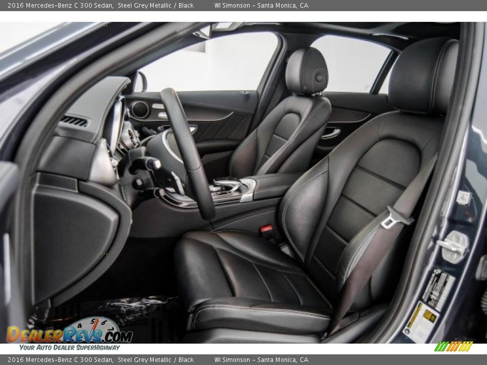 2016 Mercedes-Benz C 300 Sedan Steel Grey Metallic / Black Photo #15