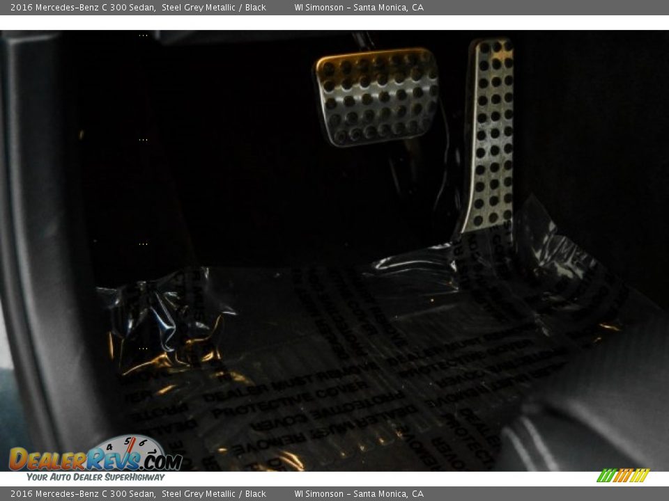 2016 Mercedes-Benz C 300 Sedan Steel Grey Metallic / Black Photo #22