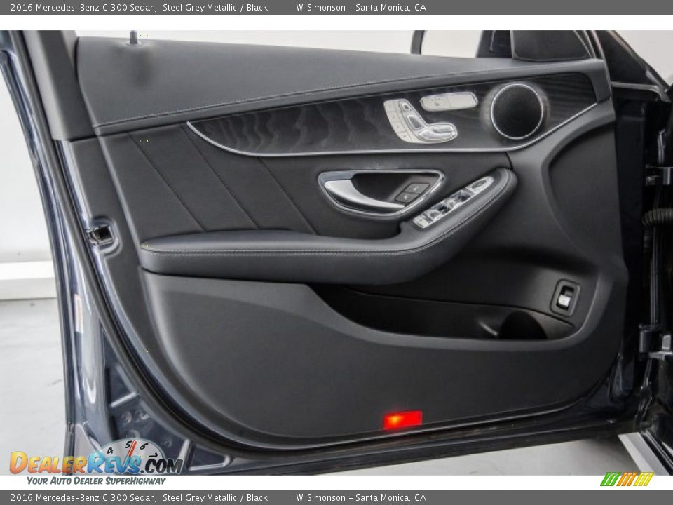 2016 Mercedes-Benz C 300 Sedan Steel Grey Metallic / Black Photo #23