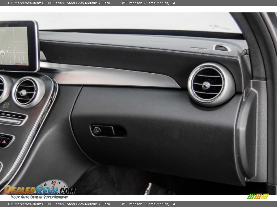 2016 Mercedes-Benz C 300 Sedan Steel Grey Metallic / Black Photo #25