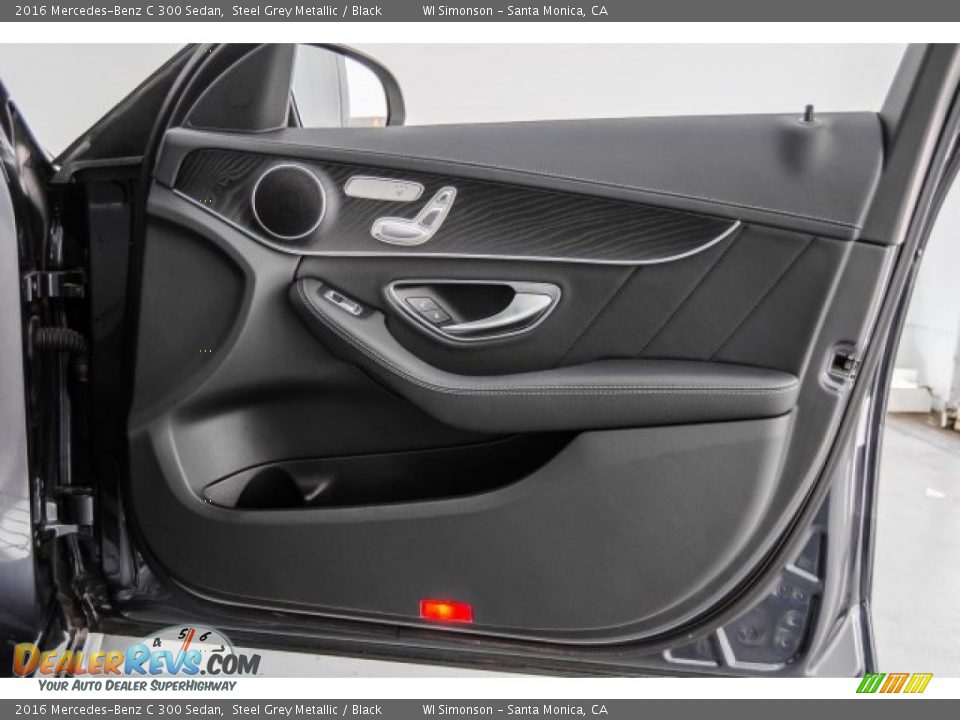 2016 Mercedes-Benz C 300 Sedan Steel Grey Metallic / Black Photo #27