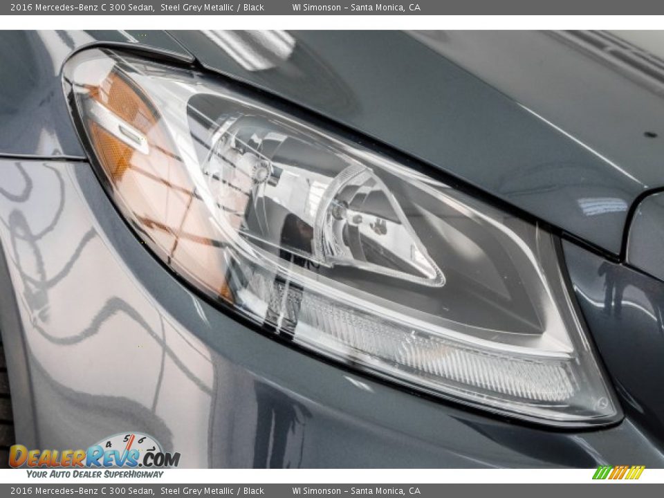 2016 Mercedes-Benz C 300 Sedan Steel Grey Metallic / Black Photo #29