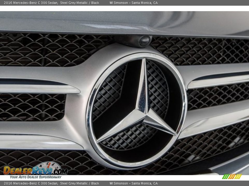2016 Mercedes-Benz C 300 Sedan Steel Grey Metallic / Black Photo #30