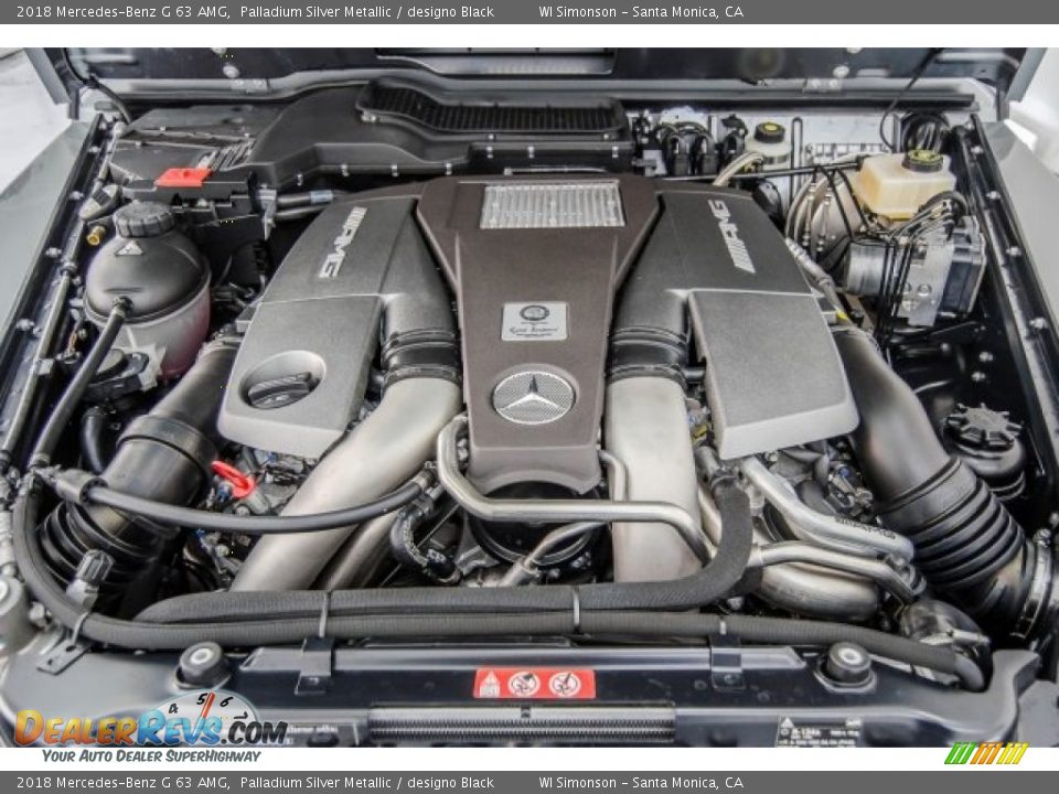 2018 Mercedes-Benz G 63 AMG 5.5 Liter AMG biturbo DOHC 32-Valve VVT V8 Engine Photo #9