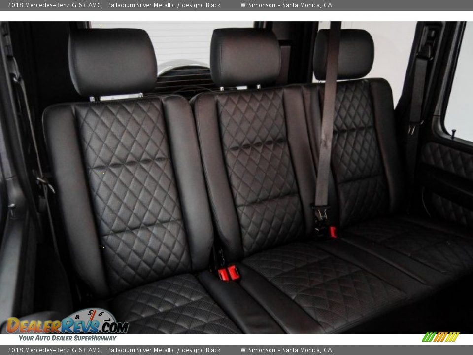 Rear Seat of 2018 Mercedes-Benz G 63 AMG Photo #17