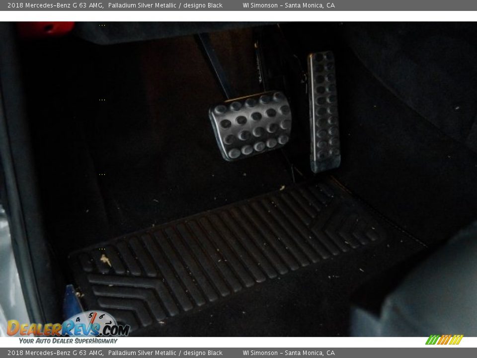 2018 Mercedes-Benz G 63 AMG Palladium Silver Metallic / designo Black Photo #25