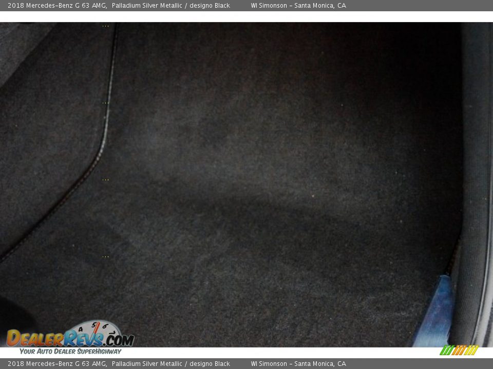 2018 Mercedes-Benz G 63 AMG Palladium Silver Metallic / designo Black Photo #35