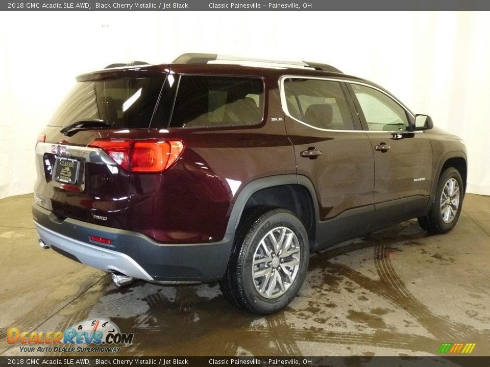 2018 GMC Acadia SLE AWD Black Cherry Metallic / Jet Black Photo #2