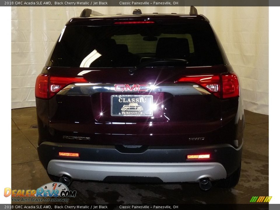 2018 GMC Acadia SLE AWD Black Cherry Metallic / Jet Black Photo #3