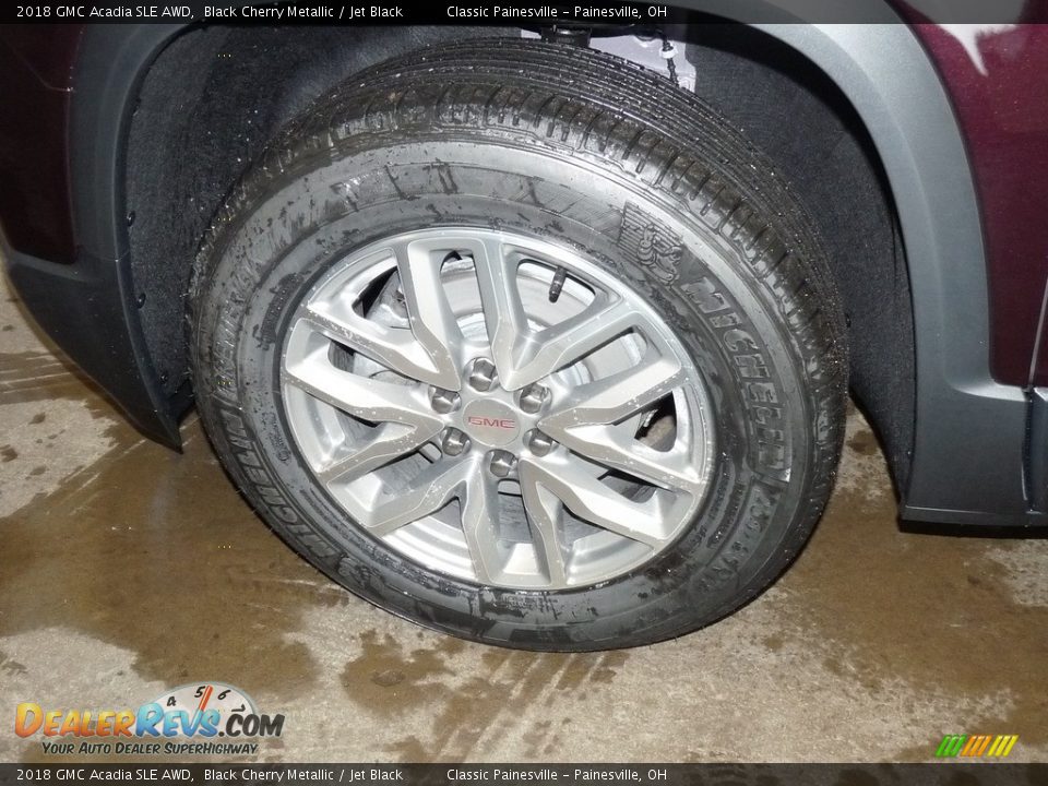 2018 GMC Acadia SLE AWD Black Cherry Metallic / Jet Black Photo #5
