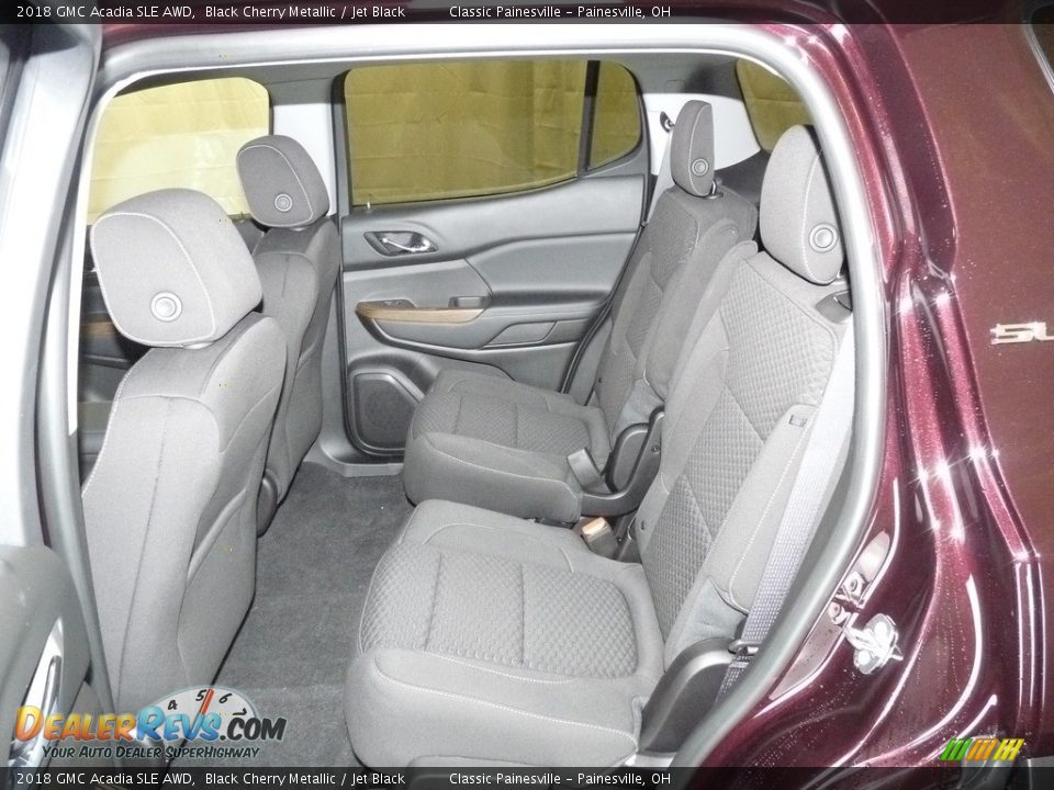 2018 GMC Acadia SLE AWD Black Cherry Metallic / Jet Black Photo #7