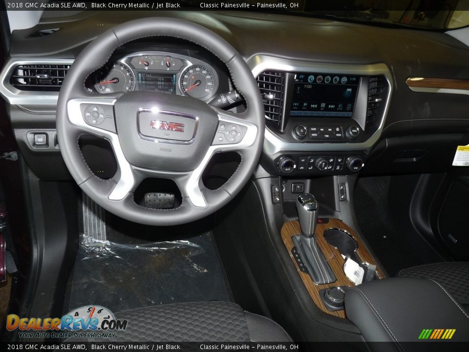 2018 GMC Acadia SLE AWD Black Cherry Metallic / Jet Black Photo #9