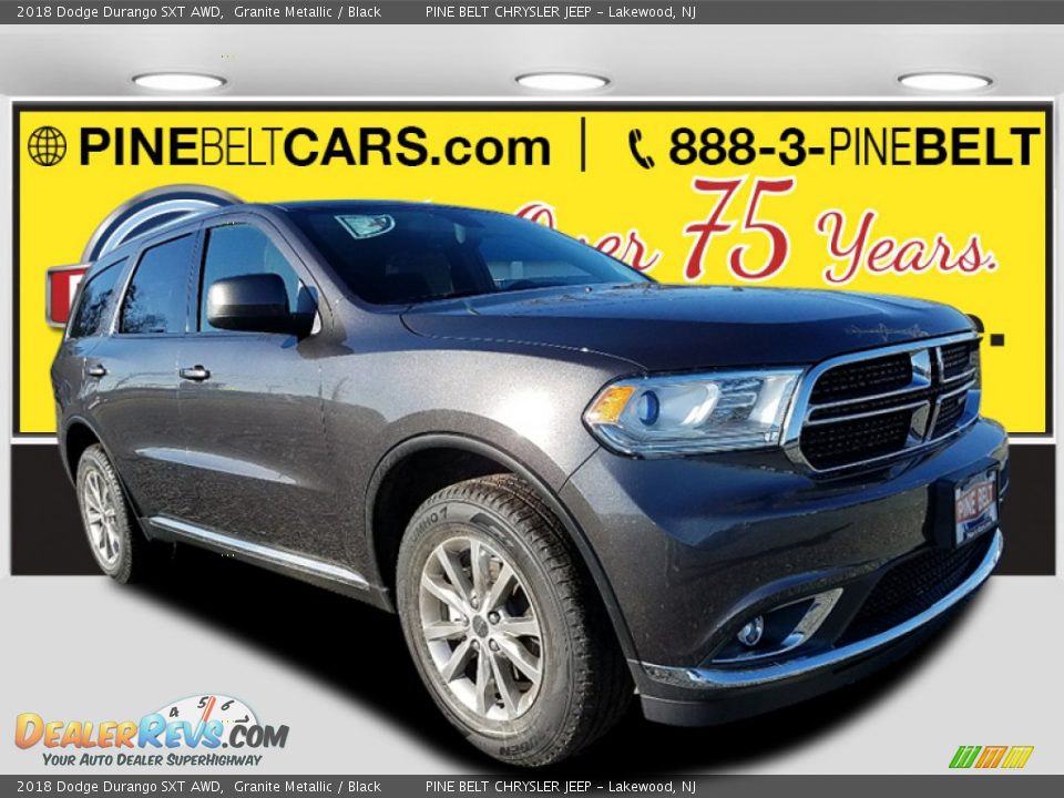 2018 Dodge Durango SXT AWD Granite Metallic / Black Photo #1