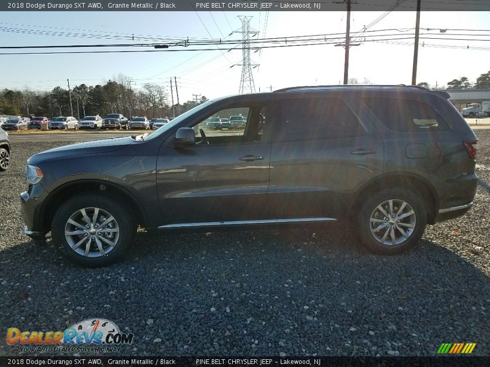 2018 Dodge Durango SXT AWD Granite Metallic / Black Photo #3