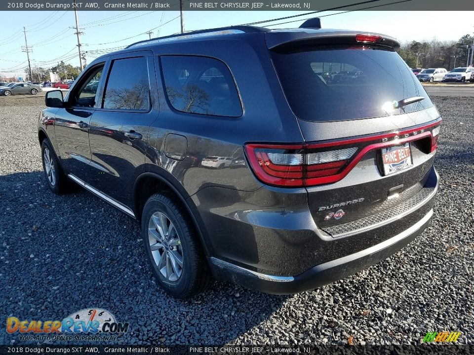 2018 Dodge Durango SXT AWD Granite Metallic / Black Photo #4