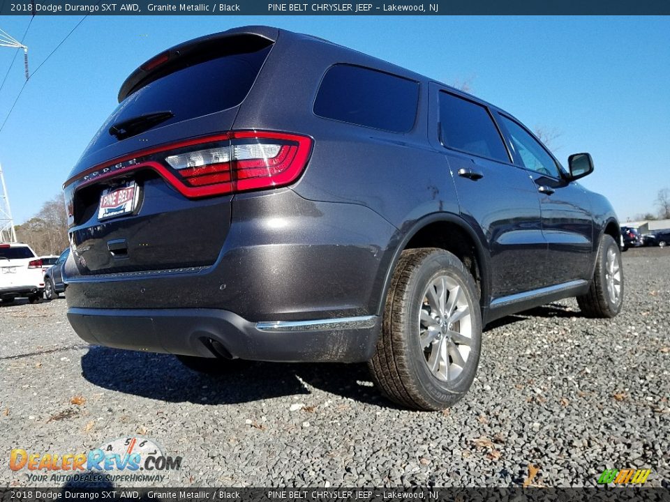 2018 Dodge Durango SXT AWD Granite Metallic / Black Photo #5
