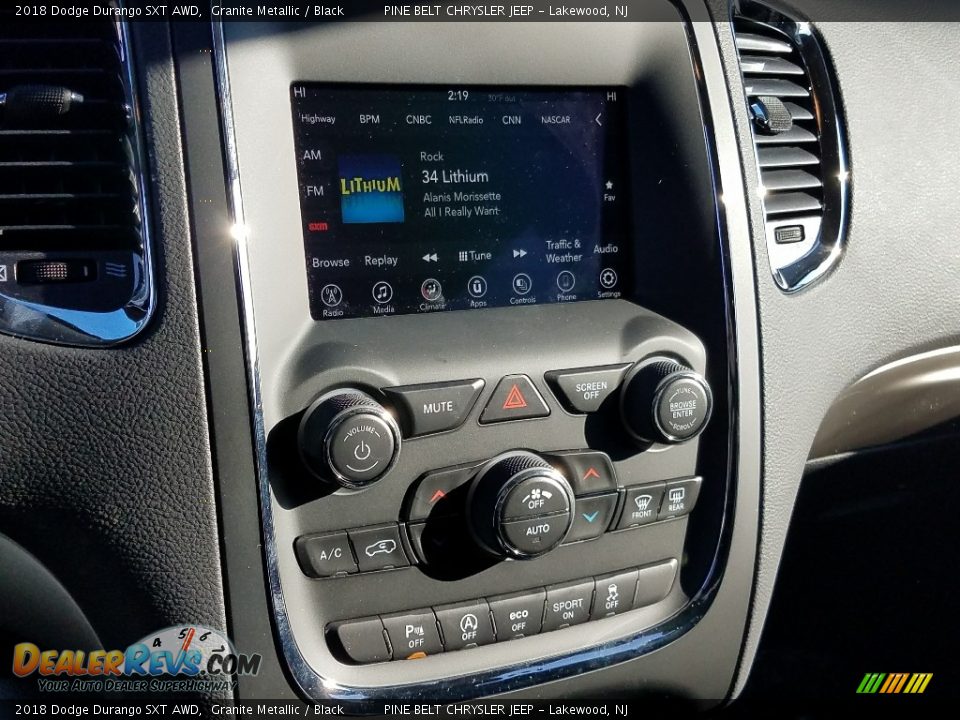 2018 Dodge Durango SXT AWD Granite Metallic / Black Photo #10