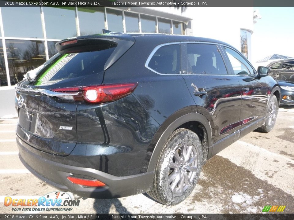 2018 Mazda CX-9 Sport AWD Jet Black Mica / Black Photo #2
