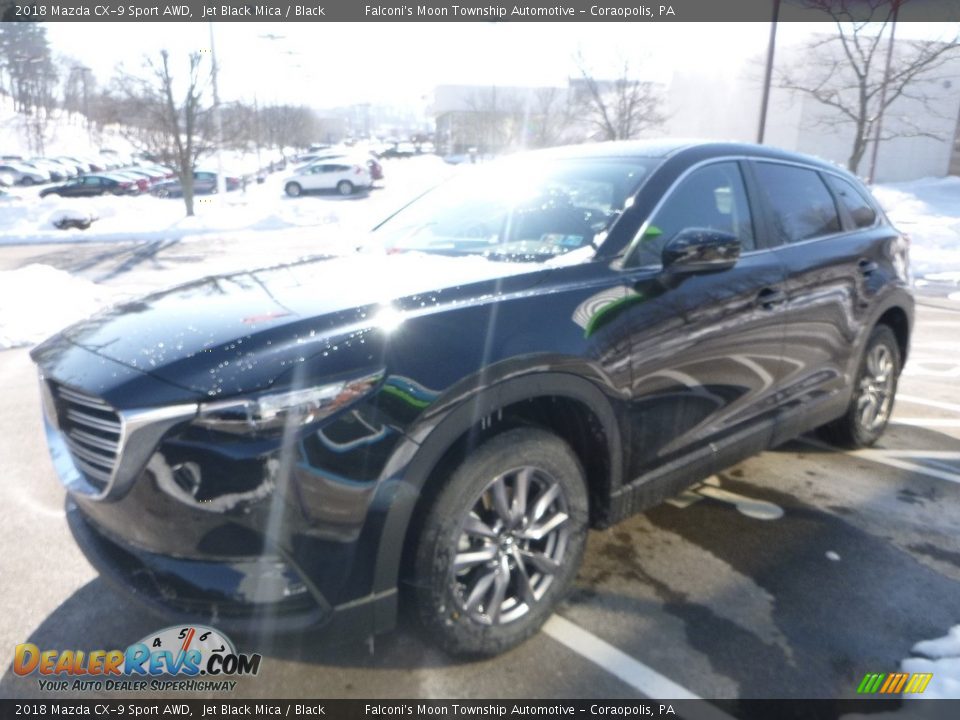 2018 Mazda CX-9 Sport AWD Jet Black Mica / Black Photo #5