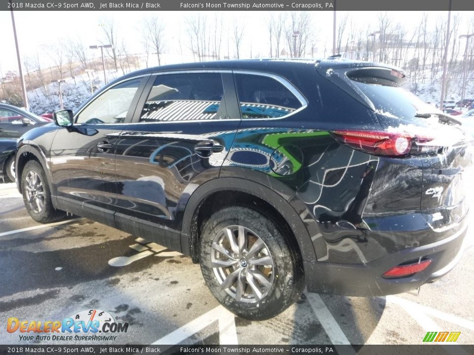 2018 Mazda CX-9 Sport AWD Jet Black Mica / Black Photo #6