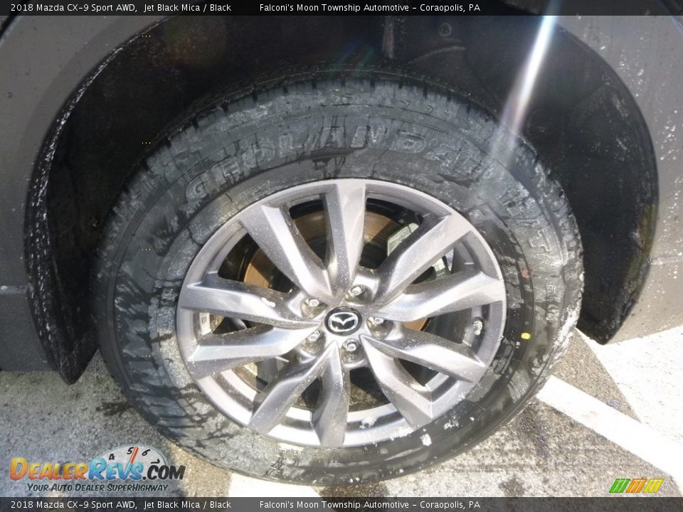 2018 Mazda CX-9 Sport AWD Jet Black Mica / Black Photo #7