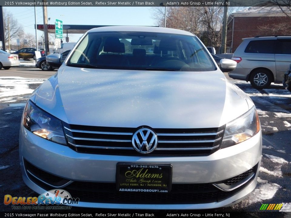 2015 Volkswagen Passat Wolfsburg Edition Sedan Reflex Silver Metallic / Titan Black Photo #2