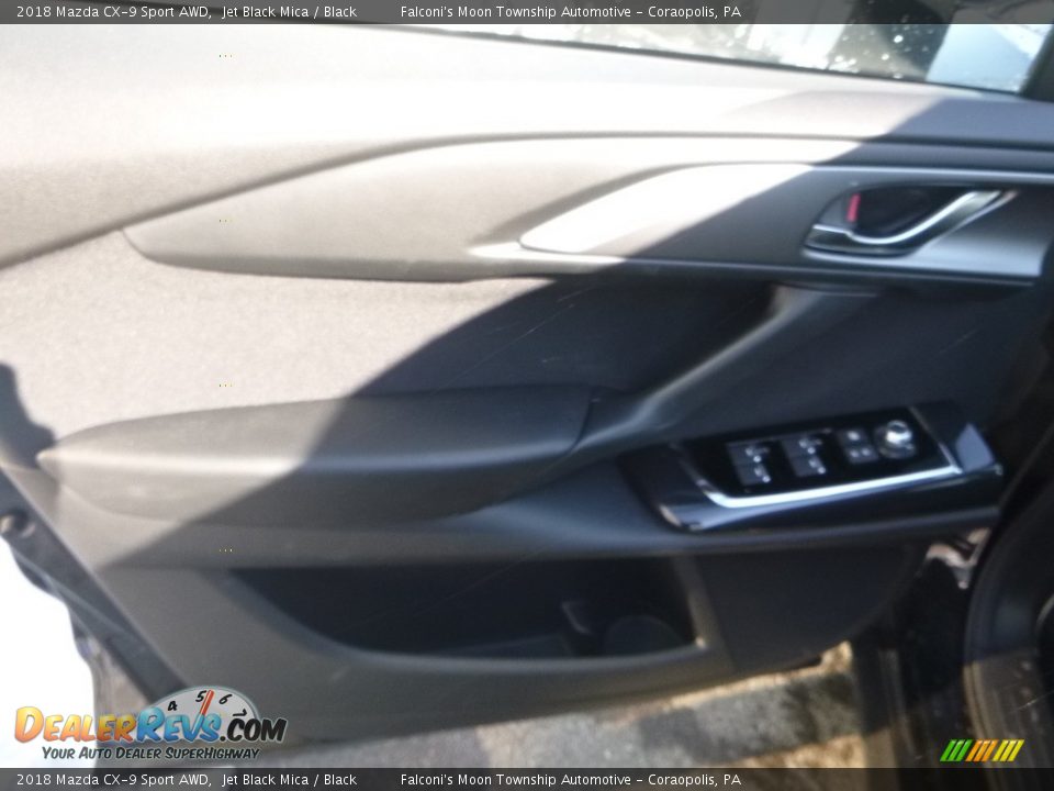 2018 Mazda CX-9 Sport AWD Jet Black Mica / Black Photo #10