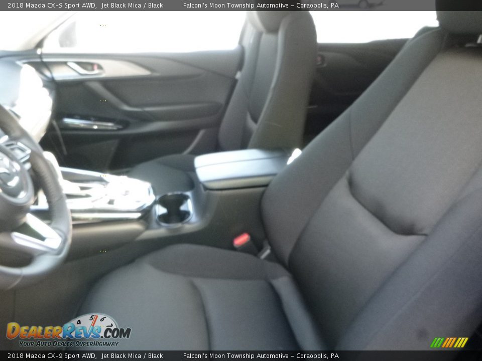 2018 Mazda CX-9 Sport AWD Jet Black Mica / Black Photo #11