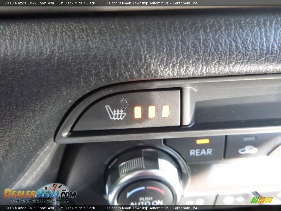 2018 Mazda CX-9 Sport AWD Jet Black Mica / Black Photo #15