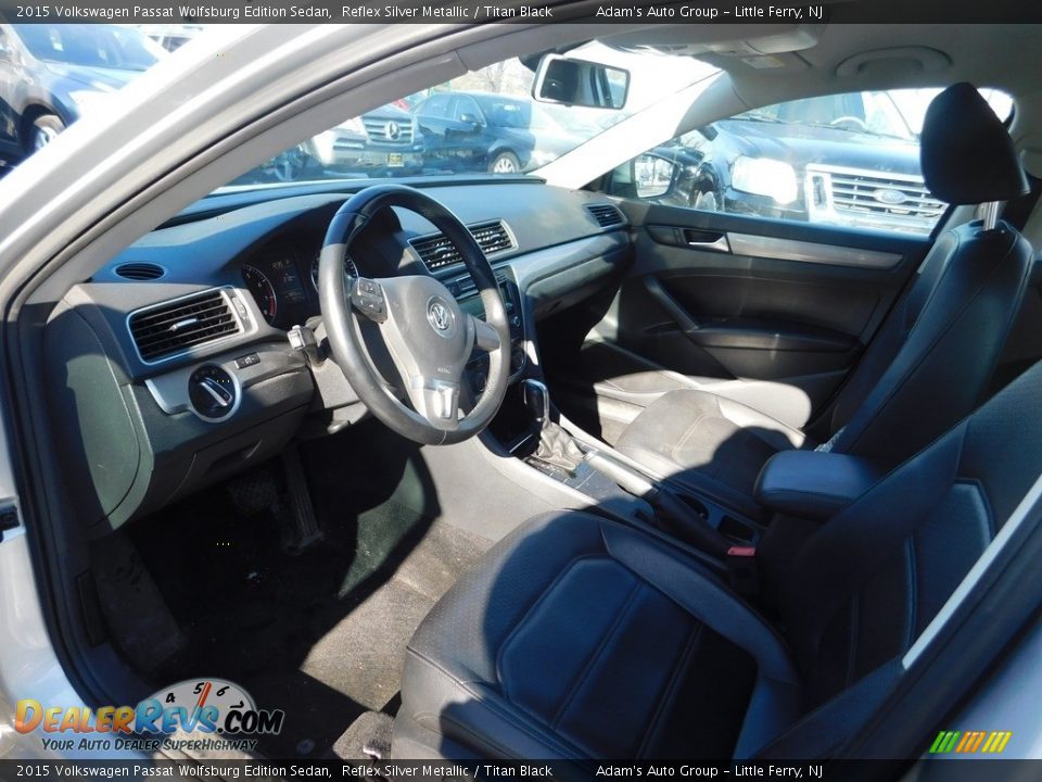 2015 Volkswagen Passat Wolfsburg Edition Sedan Reflex Silver Metallic / Titan Black Photo #11