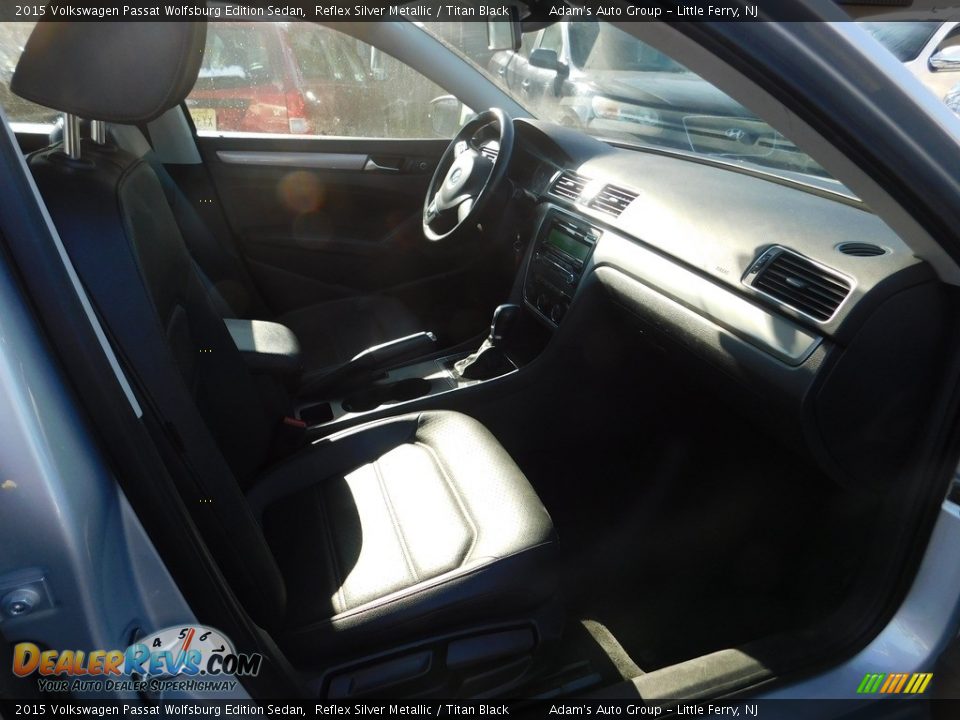 2015 Volkswagen Passat Wolfsburg Edition Sedan Reflex Silver Metallic / Titan Black Photo #16