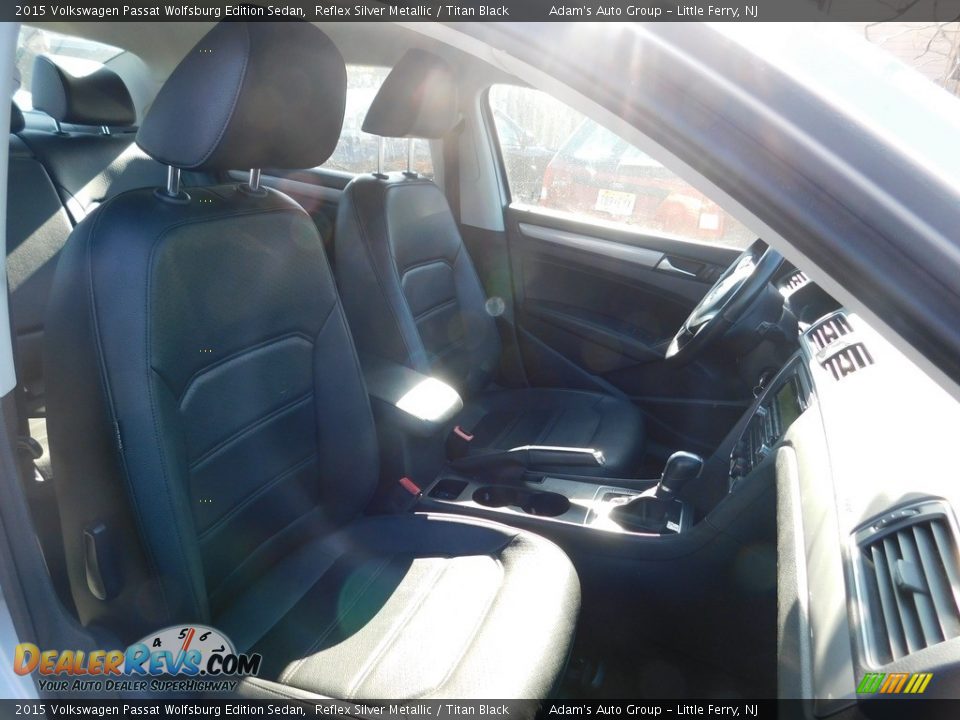 2015 Volkswagen Passat Wolfsburg Edition Sedan Reflex Silver Metallic / Titan Black Photo #17