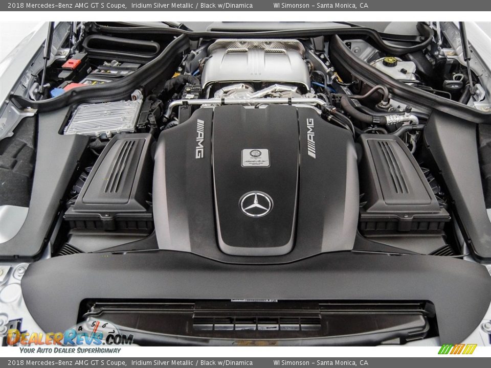 2018 Mercedes-Benz AMG GT S Coupe 4.0 Liter AMG Twin-Turbocharged DOHC 32-Valve VVT V8 Engine Photo #8