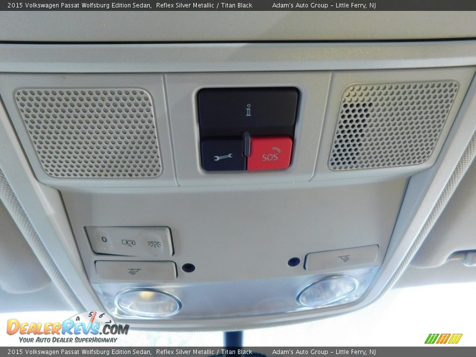 2015 Volkswagen Passat Wolfsburg Edition Sedan Reflex Silver Metallic / Titan Black Photo #32
