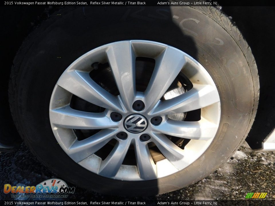 2015 Volkswagen Passat Wolfsburg Edition Sedan Reflex Silver Metallic / Titan Black Photo #36