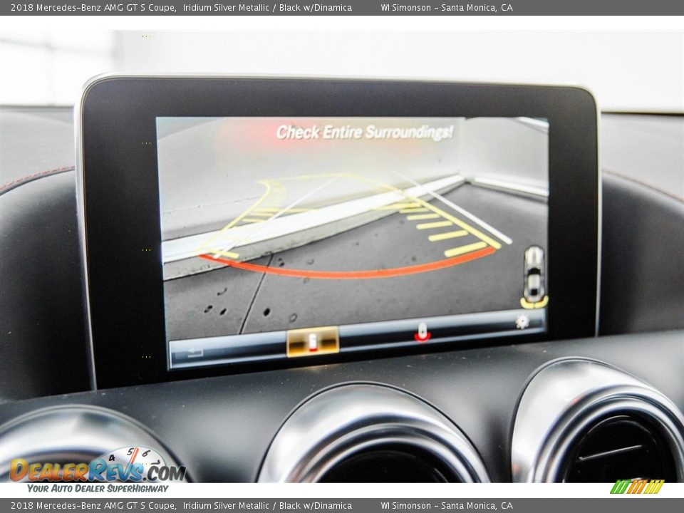 2018 Mercedes-Benz AMG GT S Coupe Iridium Silver Metallic / Black w/Dinamica Photo #12