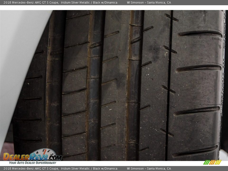 2018 Mercedes-Benz AMG GT S Coupe Iridium Silver Metallic / Black w/Dinamica Photo #14