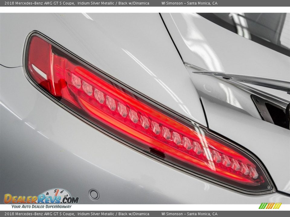 2018 Mercedes-Benz AMG GT S Coupe Iridium Silver Metallic / Black w/Dinamica Photo #16