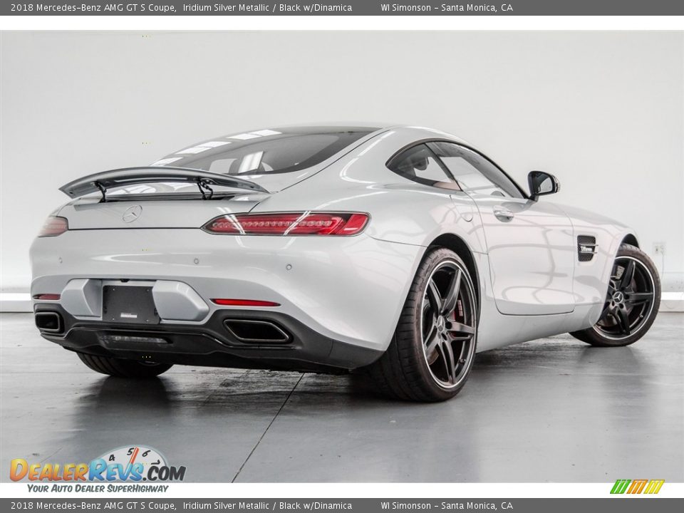 2018 Mercedes-Benz AMG GT S Coupe Iridium Silver Metallic / Black w/Dinamica Photo #18