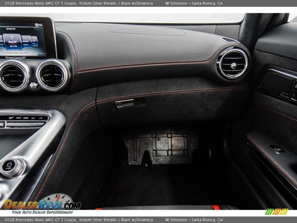 2018 Mercedes-Benz AMG GT S Coupe Iridium Silver Metallic / Black w/Dinamica Photo #23