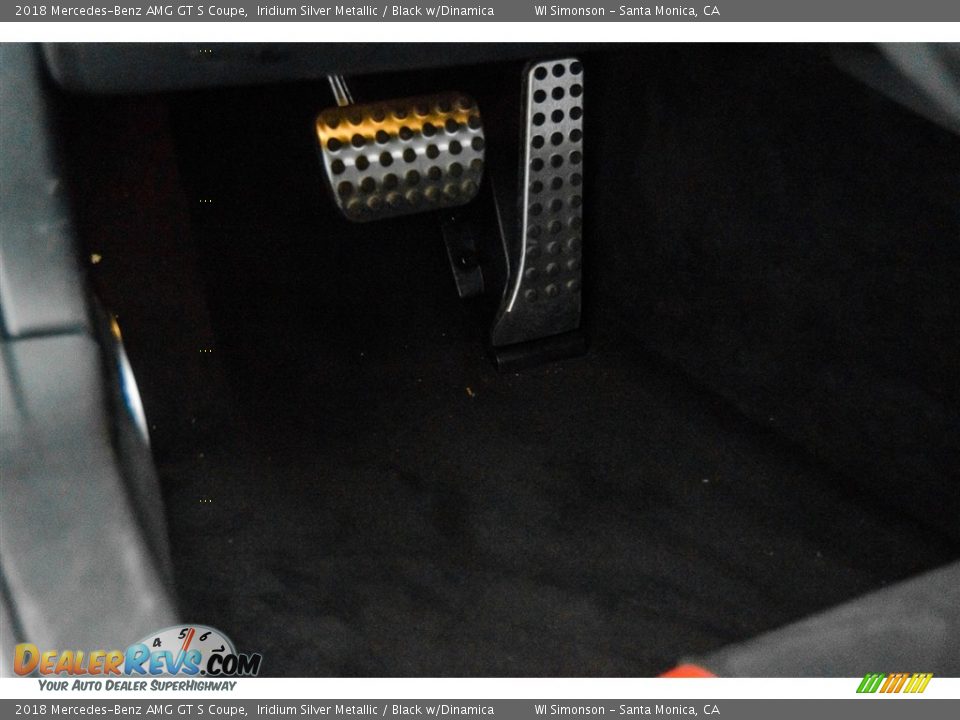 2018 Mercedes-Benz AMG GT S Coupe Iridium Silver Metallic / Black w/Dinamica Photo #27
