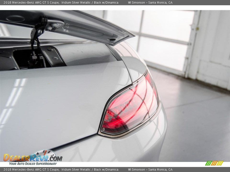 2018 Mercedes-Benz AMG GT S Coupe Iridium Silver Metallic / Black w/Dinamica Photo #30