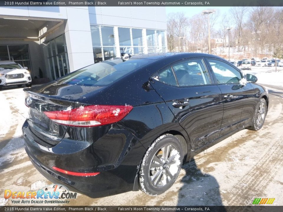2018 Hyundai Elantra Value Edition Phantom Black / Black Photo #2