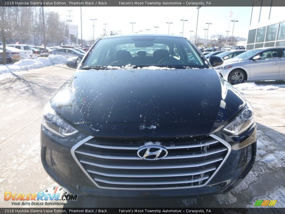 2018 Hyundai Elantra Value Edition Phantom Black / Black Photo #4